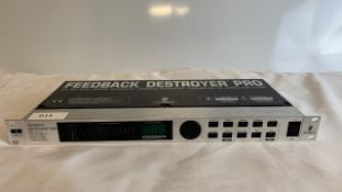 1 x Behringer Feedback destroyer Pro DSP 1100P - Ref: 1116 - CL581 - Location: Altrincham WA14