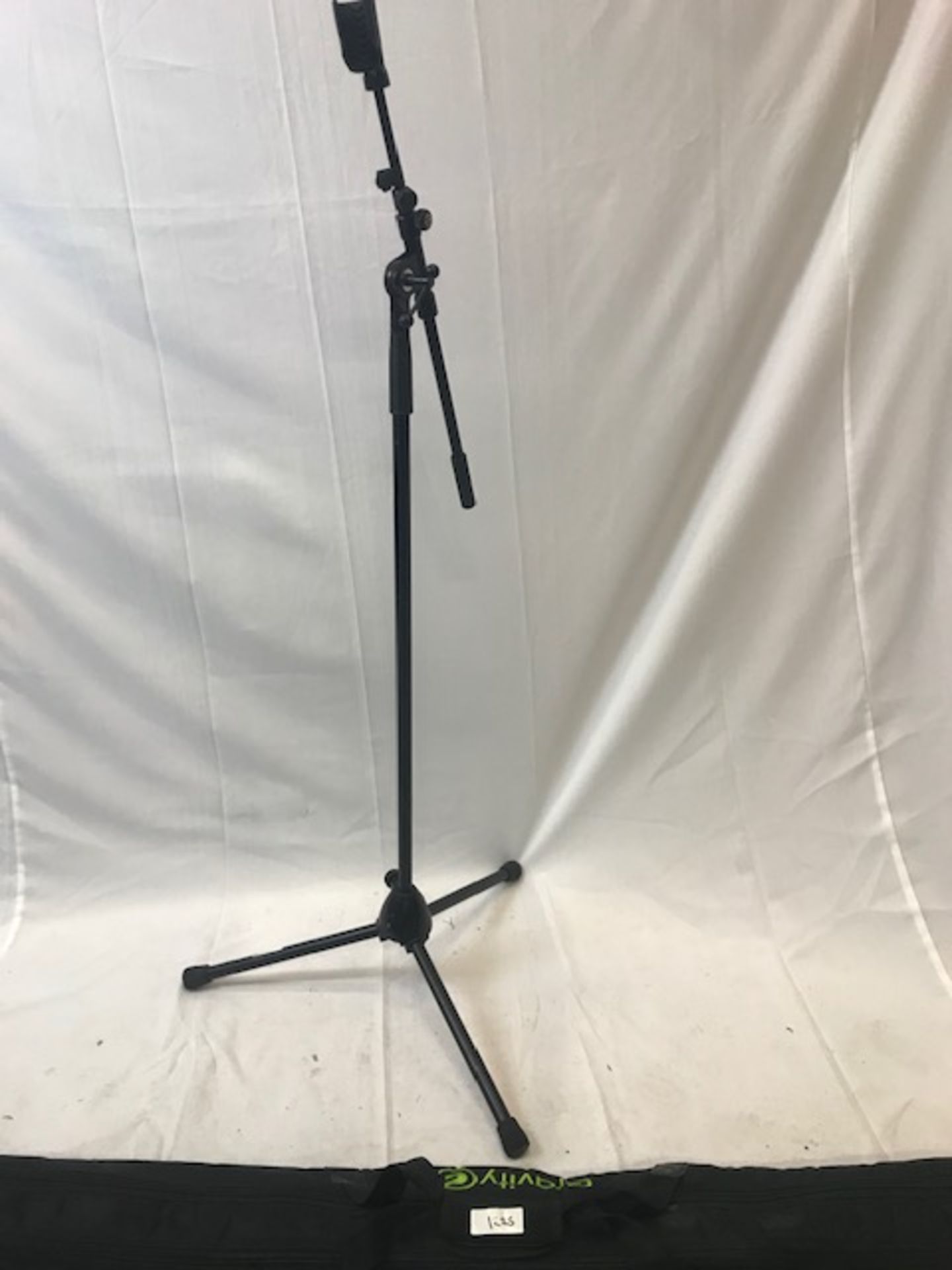 2 x K&M Microphone stands in Gravity bag - Ref: 1225 - CL581 - Location: Altrincham WA14