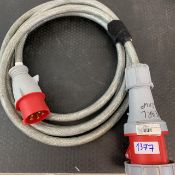 1 X 32Amp 3 Phase To 63Amp 3 Phase Reinforced Adapter 3M - Ref: 1377 - CL581 - Location: