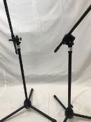 1 x Pair of microphone stands - Ref: 1175 - CL581 - Location: Altrincham WA14