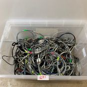 Approx 50 x Assorted Safety Cables in Varois Sizes - Ref: 6297 - CL581 - Location: Altrincham