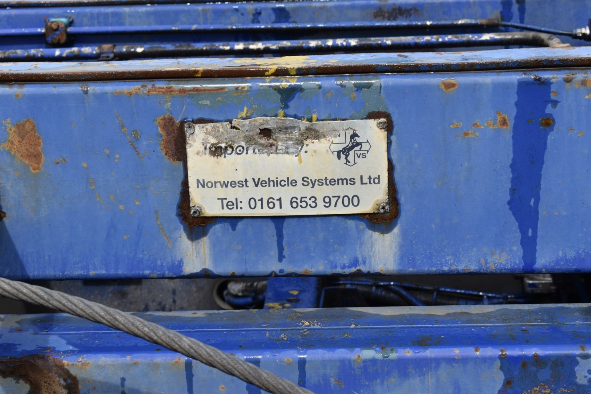 1 x Volvo 340 Plant Lorry With Tipper Chasis and Fitted Winch - CL547 - Location: South Yorkshire. - Image 11 of 25