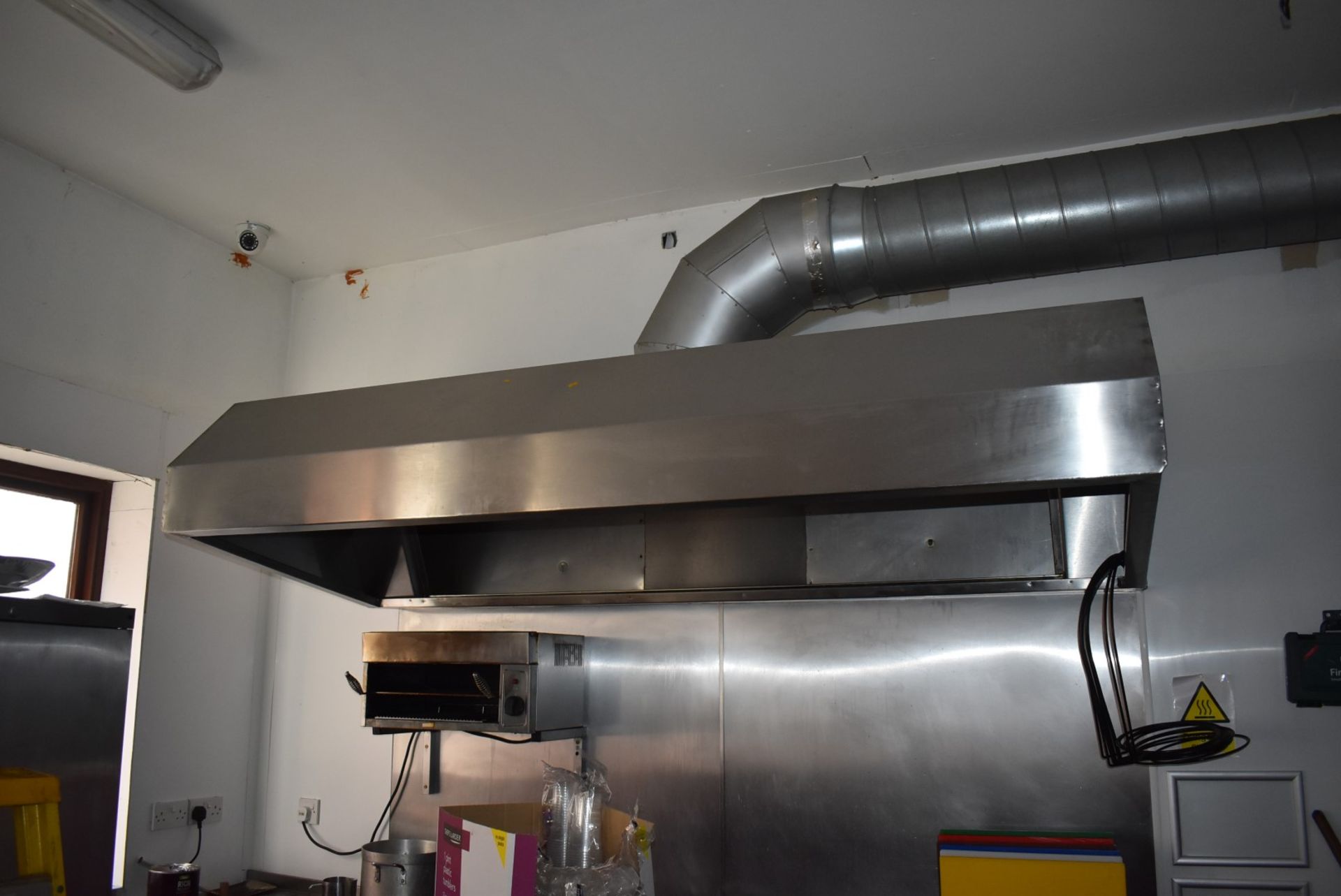 1 x Commercial Kitchen Extractor Canopy - Filters Not Included - Size 240 x 107 cms - CL586 - - Image 2 of 2