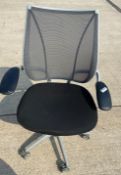 1 x Humanscale Liberty Task Chair in Black and Grey - Used Condition - Location: Altrincham WA14 -