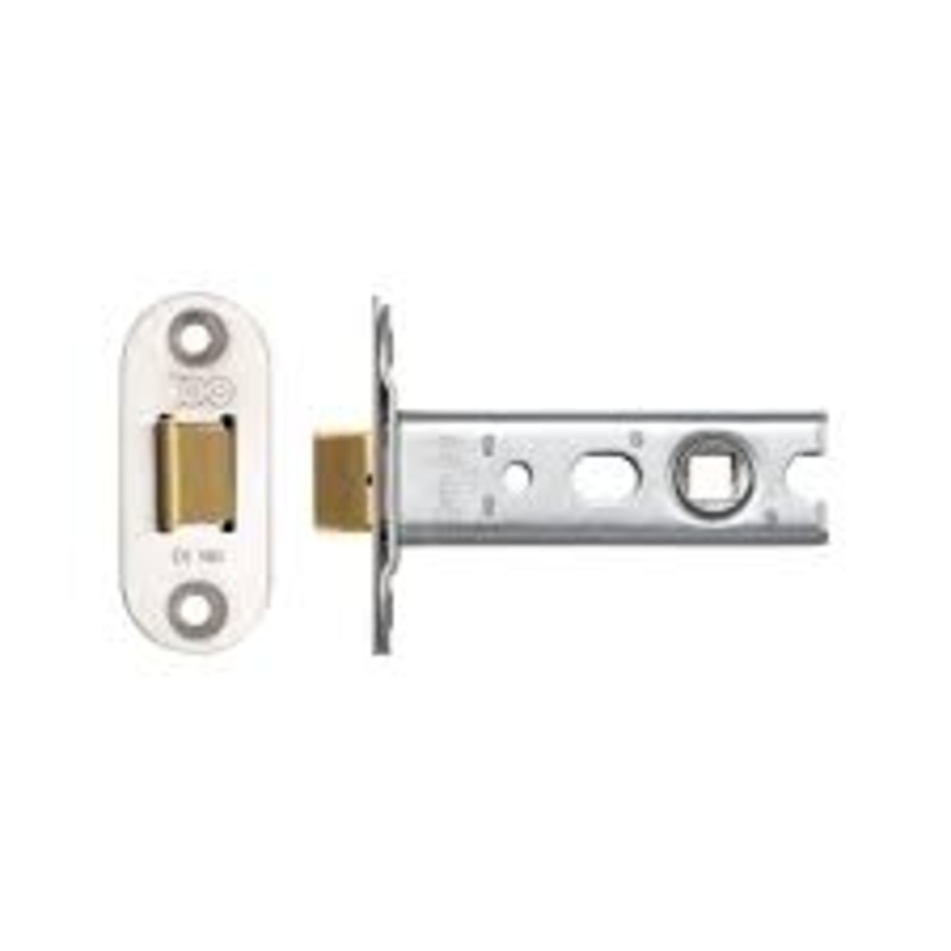 2 x Zoo Hardware Tubular Latch Radius 76mm - Brand New Stock - Location: Peterlee, SR8