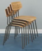 6 x HABITAT Hester Dining Chairs - Dimensions: H78 x W43 x D42cm, Seat Height 46cm