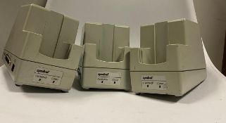 3 x Symbol Charging Cradles for Symbol PDT 3100 Scanner - Used Condition - Location: Altrincham WA14