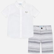 1 x MAYORAL Shirt and Shorts - New With Tags - Size: 7A - Ref: 3246 - CL580 - NO VAT ON THE HAMME