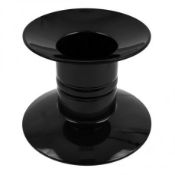 4 x TB1185 Black Melamine Pedestal Stands - New and Boxed - Ref: RB169 - CL558 - Location: