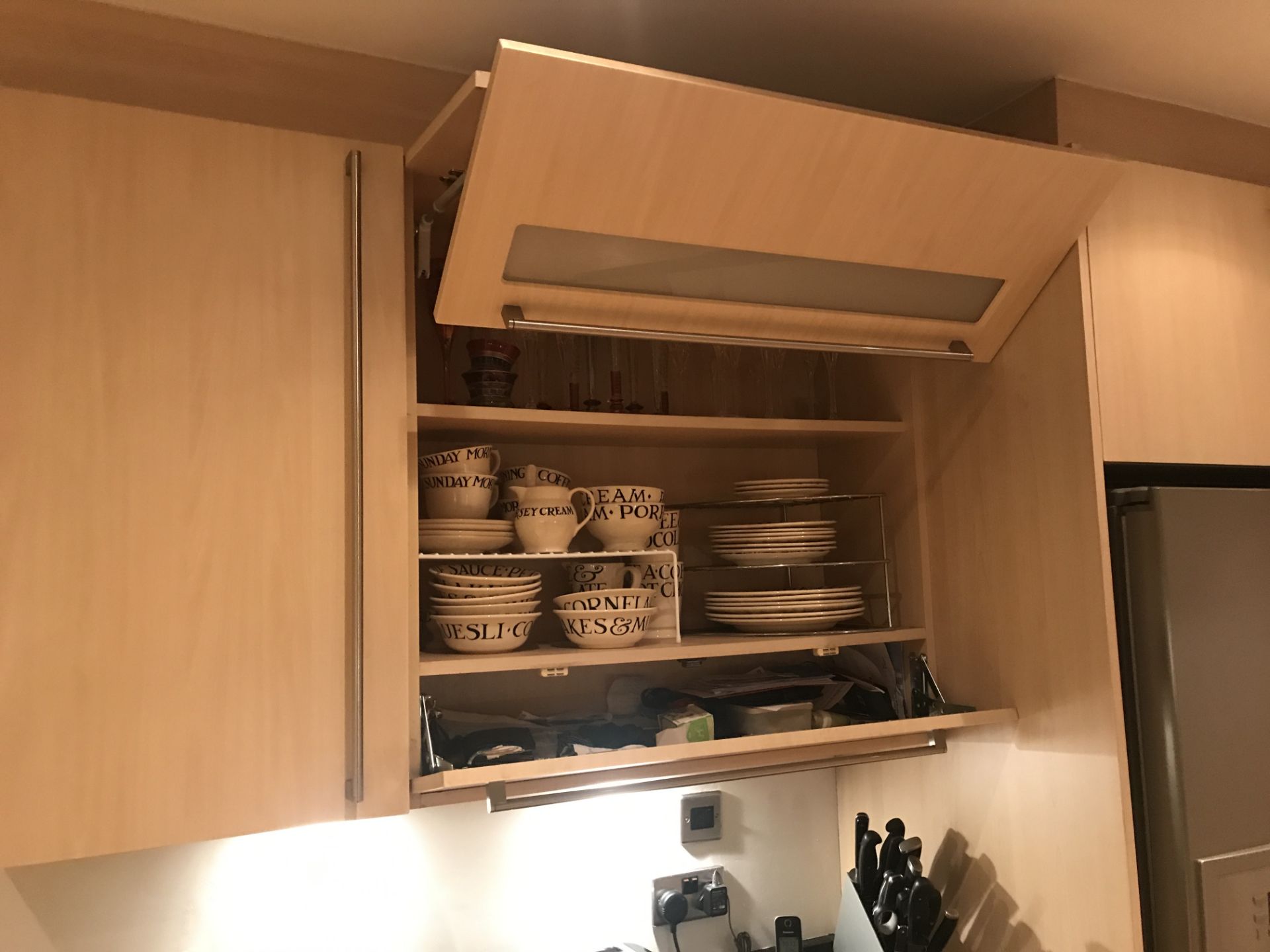 1 x Fitted Kitchen Featuring Birch Soft Close Doors, Black Granite Worktops and Zanussi Appliances - - Image 34 of 51