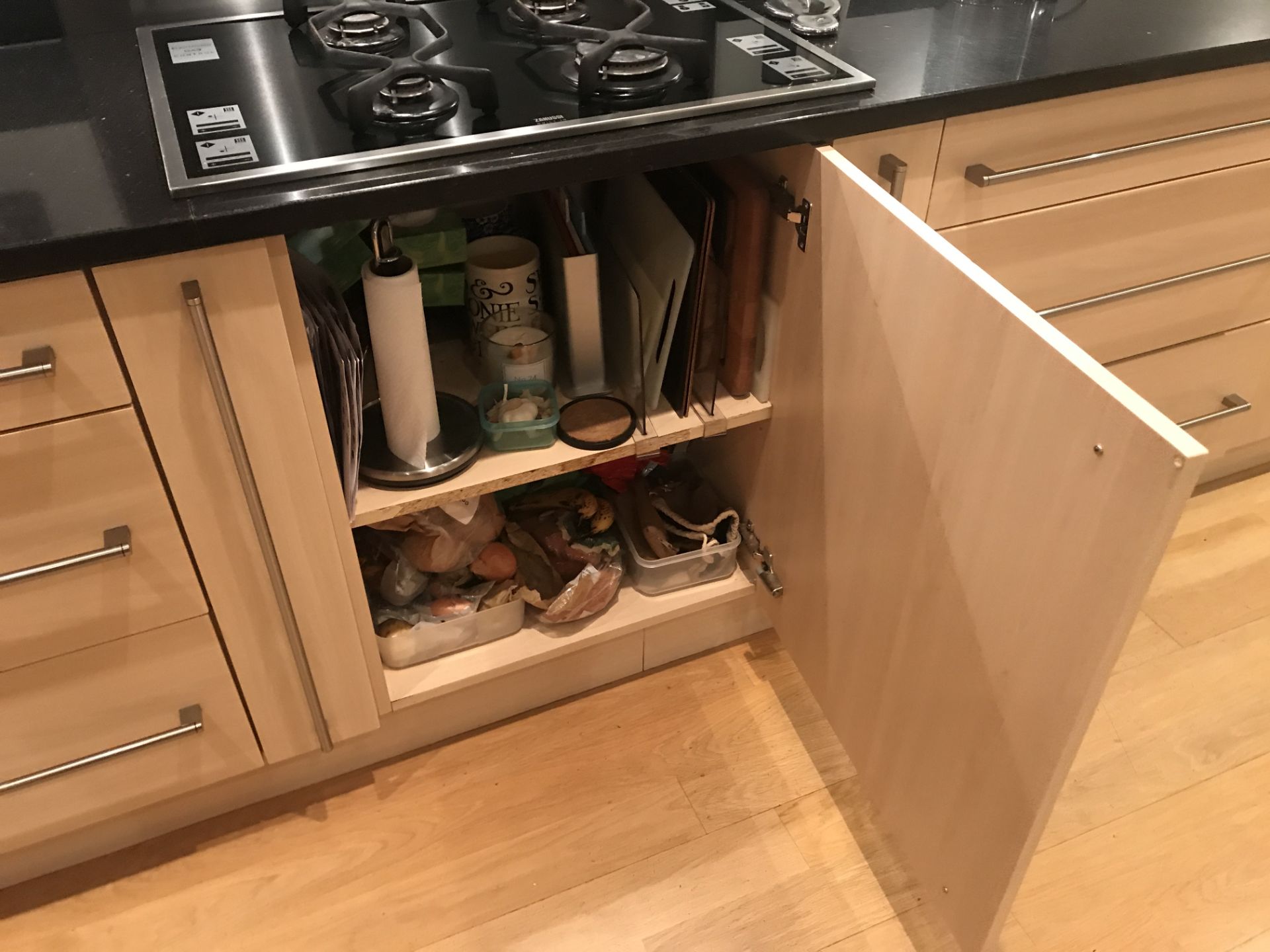 1 x Fitted Kitchen Featuring Birch Soft Close Doors, Black Granite Worktops and Zanussi Appliances - - Image 44 of 51