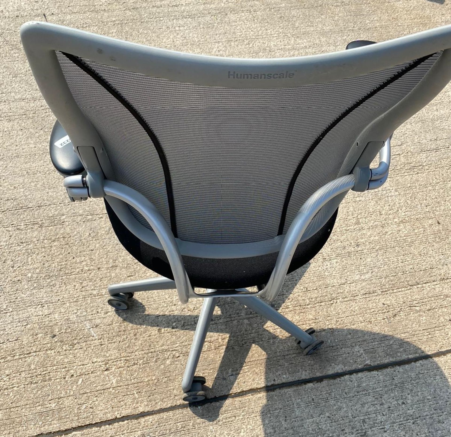 1 x Humanscale Liberty Task Chair in Black and Grey - Used Condition - Location: Altrincham WA14 - - Image 4 of 9