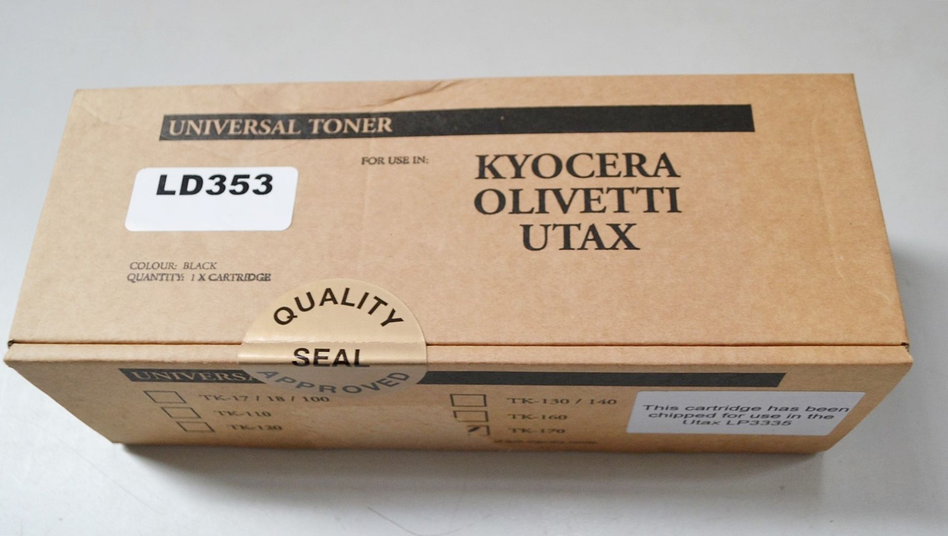 8 x Black Universal Toner's For Olivetti Utax TK170 - Ref: LD353 - CL409 - Altrincham WA14