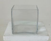 10 x Glass Cube Vases - Dimensions: 20x20cm - Ref: Lot 44 - CL548 - Location: Leicester LE4All items
