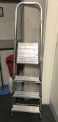 1 x Four Tread Aluminium Step Ladder - CL587 - Location: Altrincham WA14