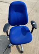 1 x Status Therapod 5250 Chair in Blue - Used Condition - Location: Altrincham WA14