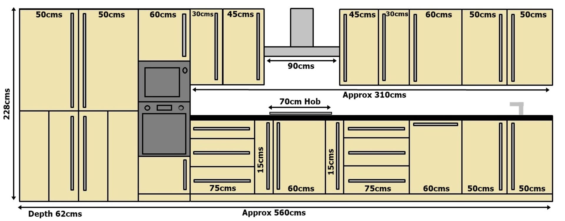 1 x Fitted Kitchen Featuring Birch Soft Close Doors, Black Granite Worktops and Zanussi Appliances - - Image 3 of 51