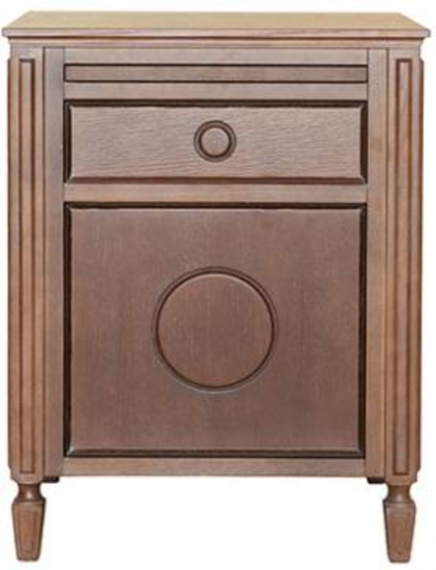A Pair Of JUSTIN VAN BREDA 'Amelia' Bedside Cabinets In Dark Grey Oak - Total Original Price £2,720 - Image 9 of 10