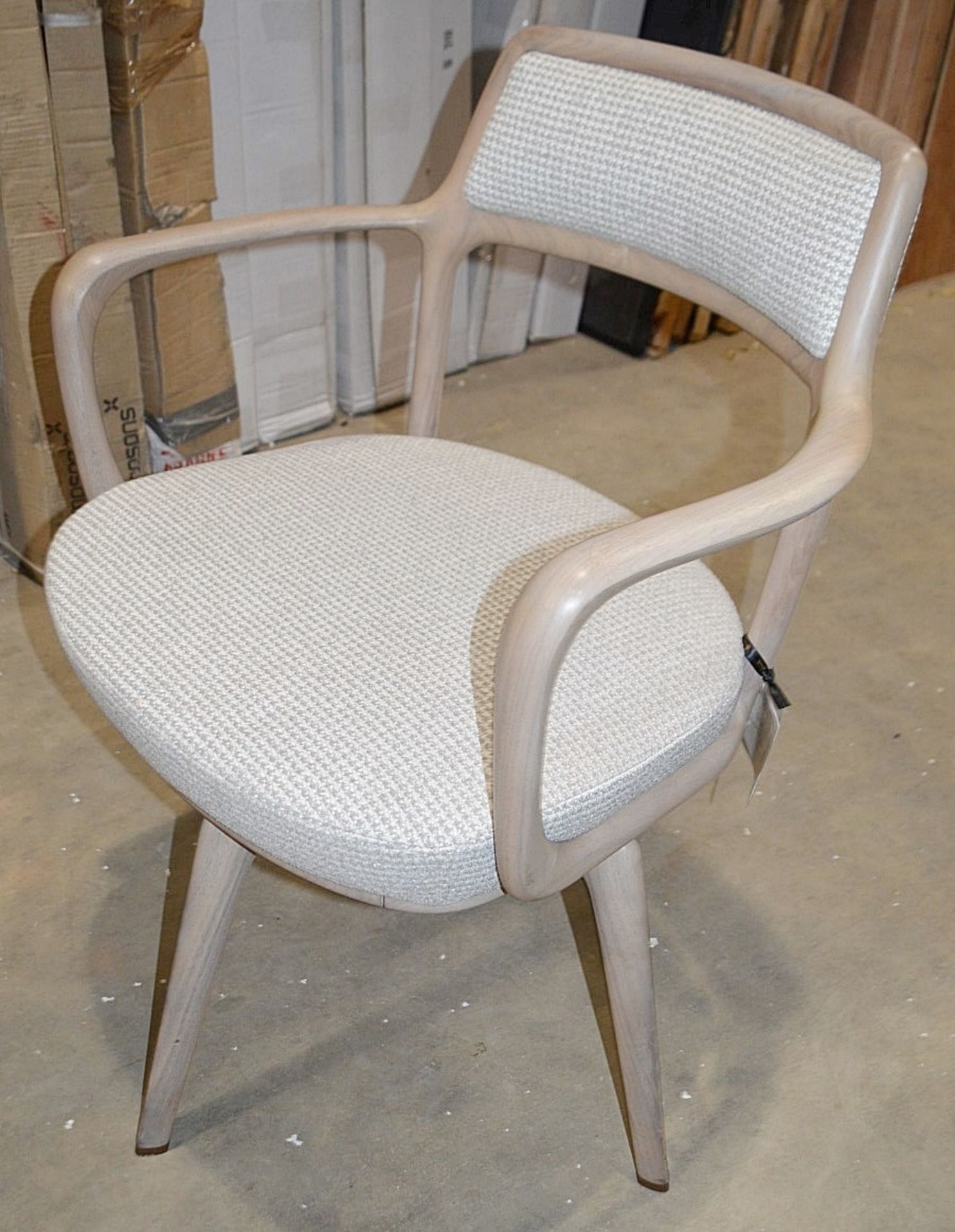 1 x GIORGETTI 'Baron' Low Back Italian Designer Armchair With Swivel Seat - Original Price £3,527 - Image 3 of 12