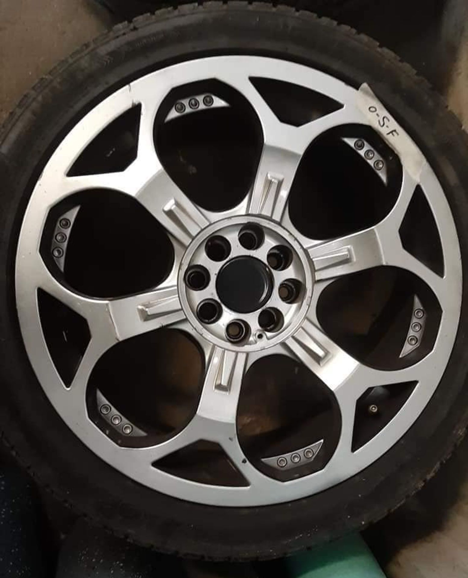 Set of 4 Multi Fitment 4 Stud 17" x 7.0" Alloy Wheels with 205/45ZR17 Tyres - CL444 - No VAT on - Image 7 of 9