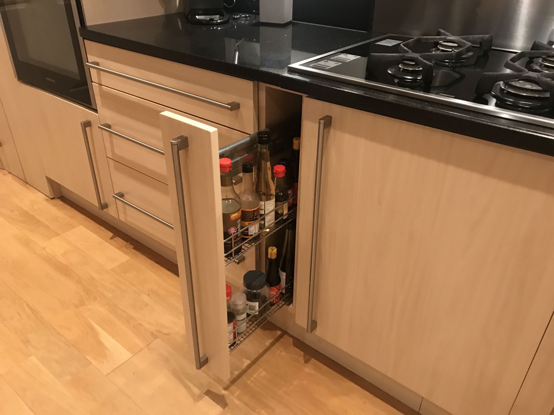 1 x Fitted Kitchen Featuring Birch Soft Close Doors, Black Granite Worktops and Zanussi Appliances - - Image 41 of 51