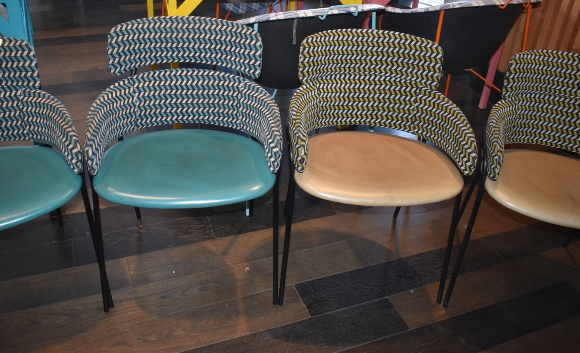 6 x Designer Debi Strike Dining Chairs - Made in Italy - RRP £2,400 - Ref: RB132 - CL558 - Location: - Image 7 of 12