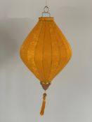 5 x Hanging Vietnamese Lanterns - Dimensions: 60x30cm - Ref: Lot 78 - CL548 - Location: Near