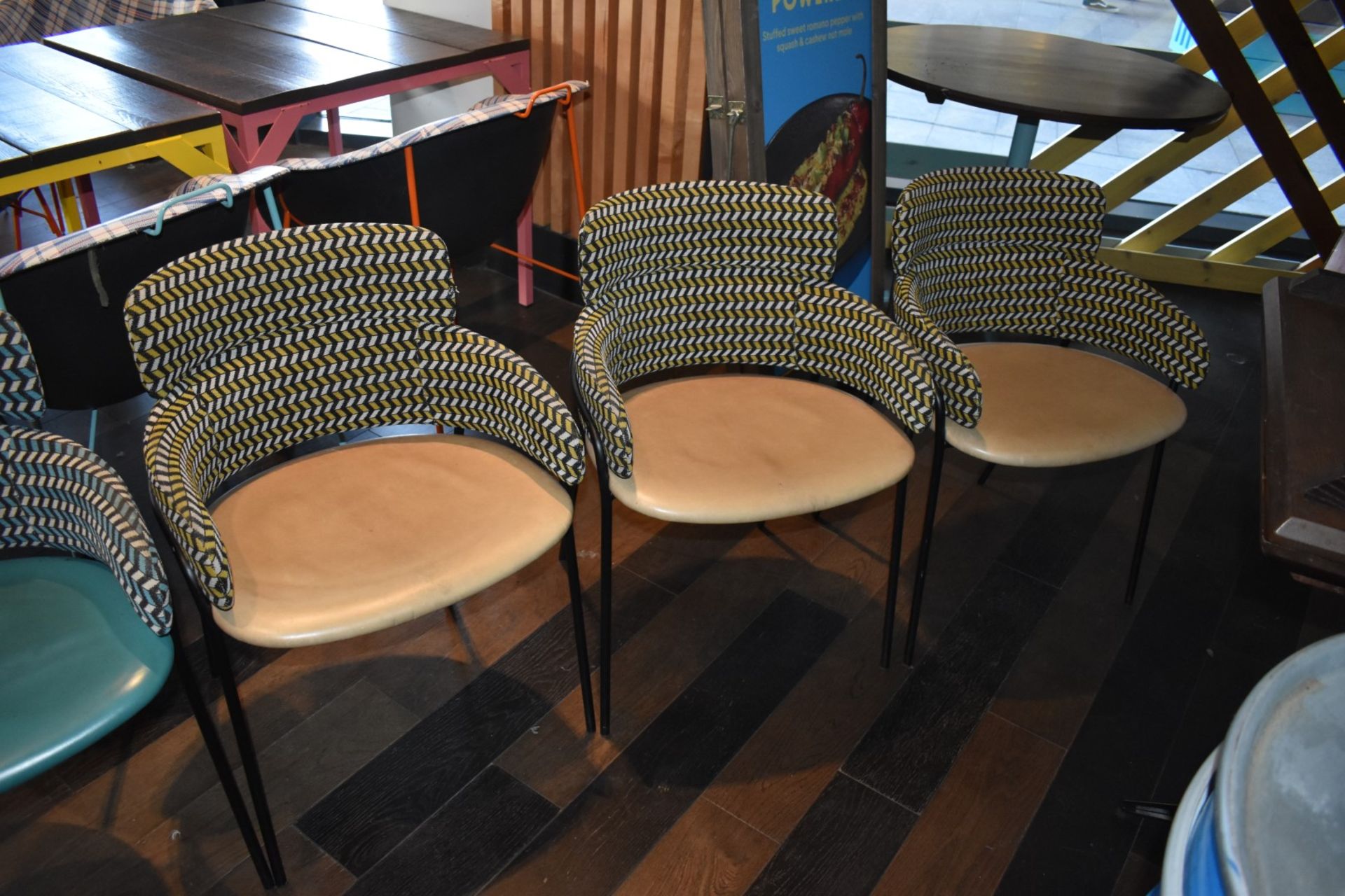 6 x Designer Debi Strike Dining Chairs - Made in Italy - RRP £2,400 - Ref: RB132 - CL558 - Location: - Image 4 of 12