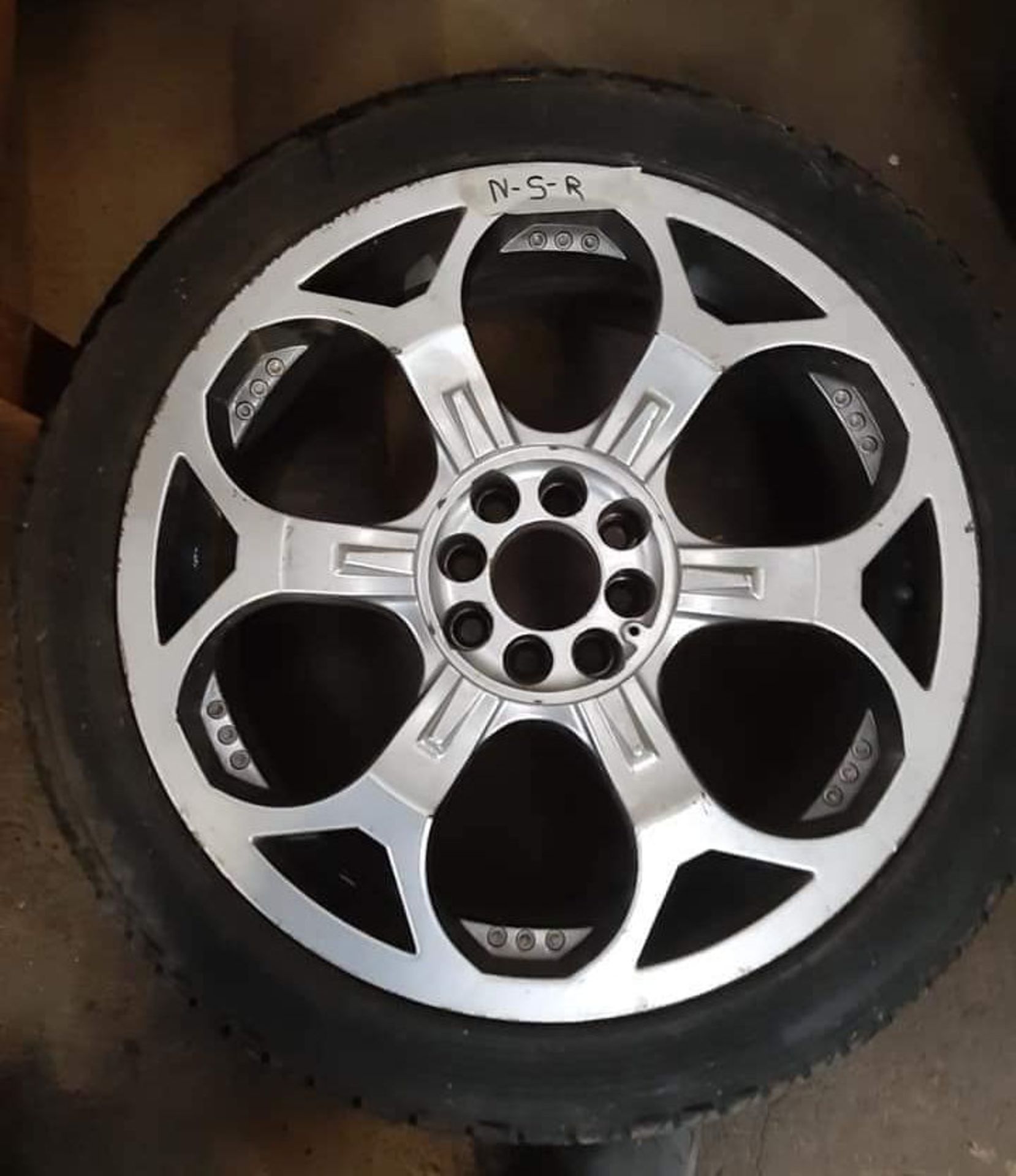 Set of 4 Multi Fitment 4 Stud 17" x 7.0" Alloy Wheels with 205/45ZR17 Tyres - CL444 - No VAT on - Image 8 of 9