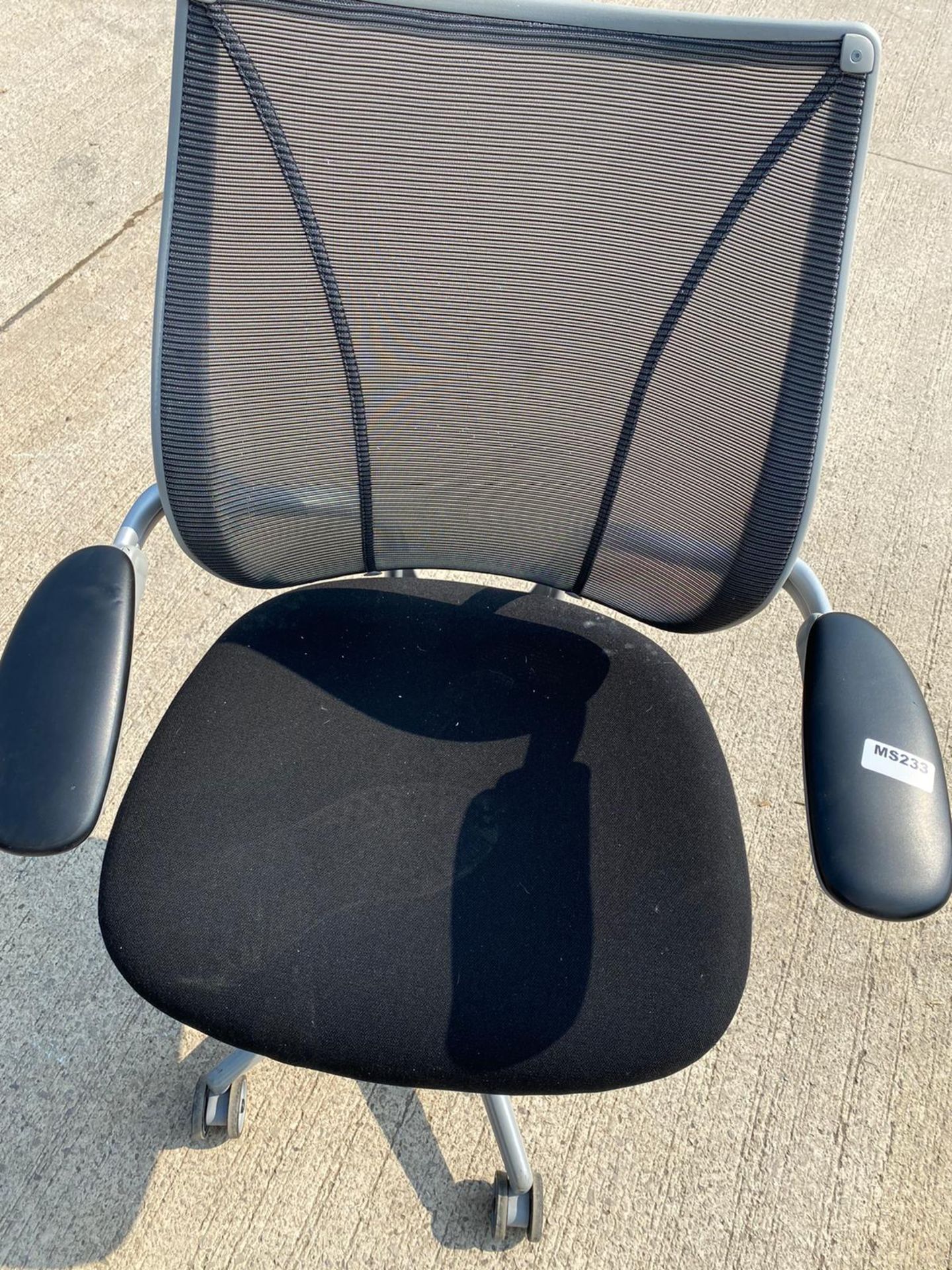 1 x Humanscale Liberty Task Chair in Black and Grey - Used Condition - Location: Altrincham WA14 - - Image 10 of 11