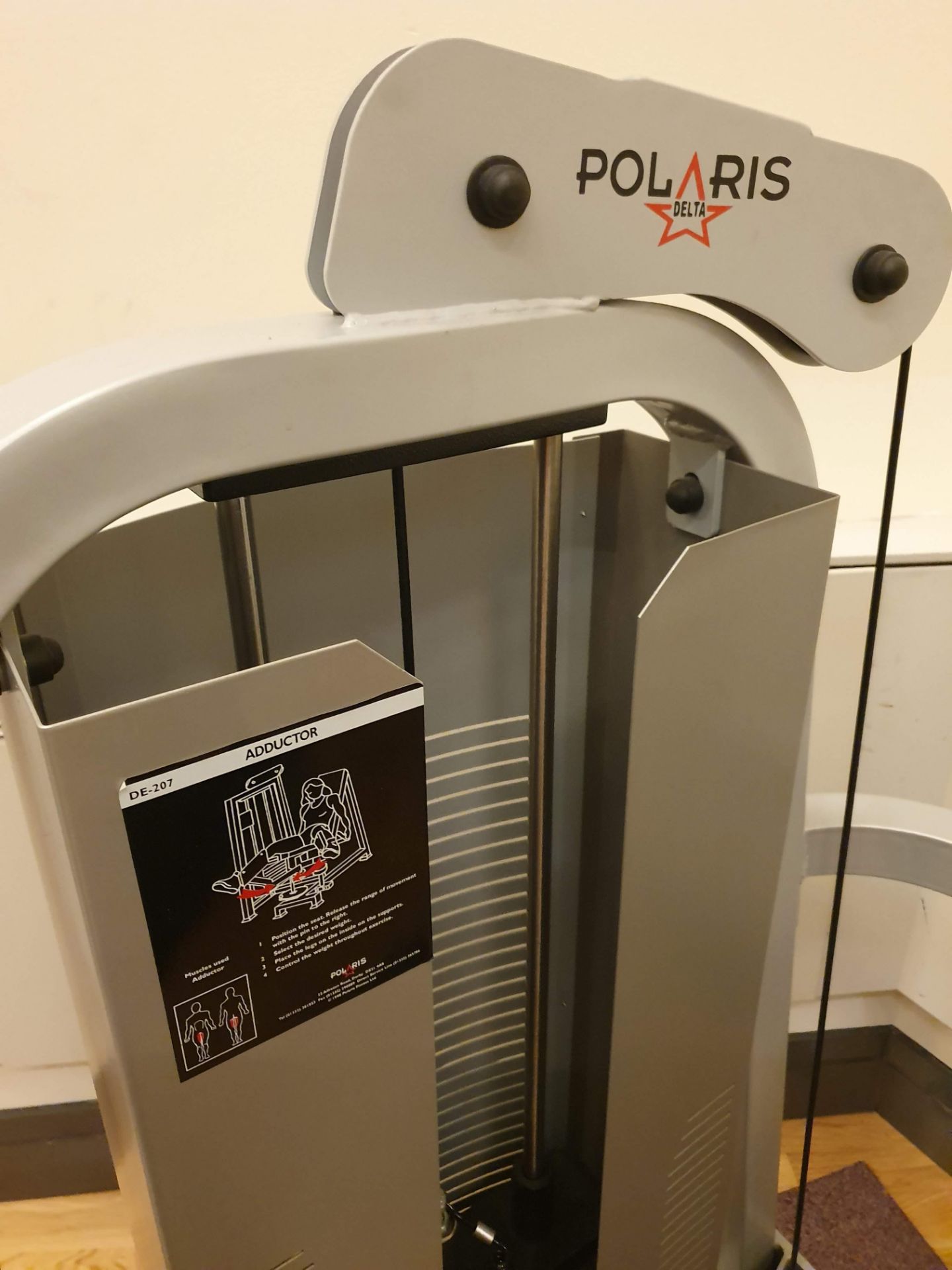 1 x Polaris DE-207 Abductor Gym Machine - CL552 - Location: Altrincham WA14 - Image 3 of 5