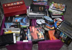 1 x Large Collection of DVD Films and Games - Plus Box Sets and Portable DVD Player - Ref: In2108