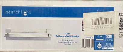1 x Searchlight LED Wall Brackeet in chrome - Ref: 6664CC - New and Boxed - RP: £105.00