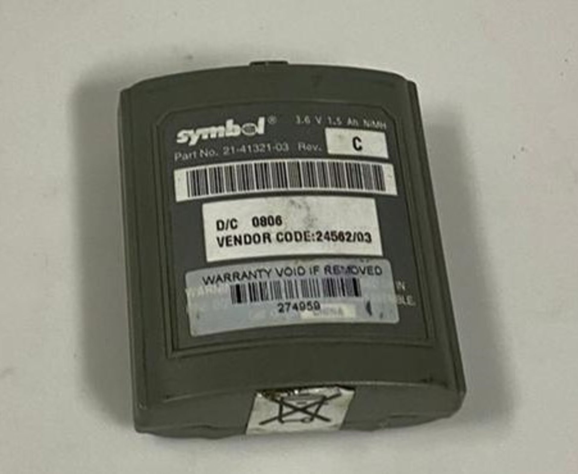 5 x Symbol Battery 21-41321-03 - Used Condition - Location: Altrincham WA14 - - Image 3 of 4