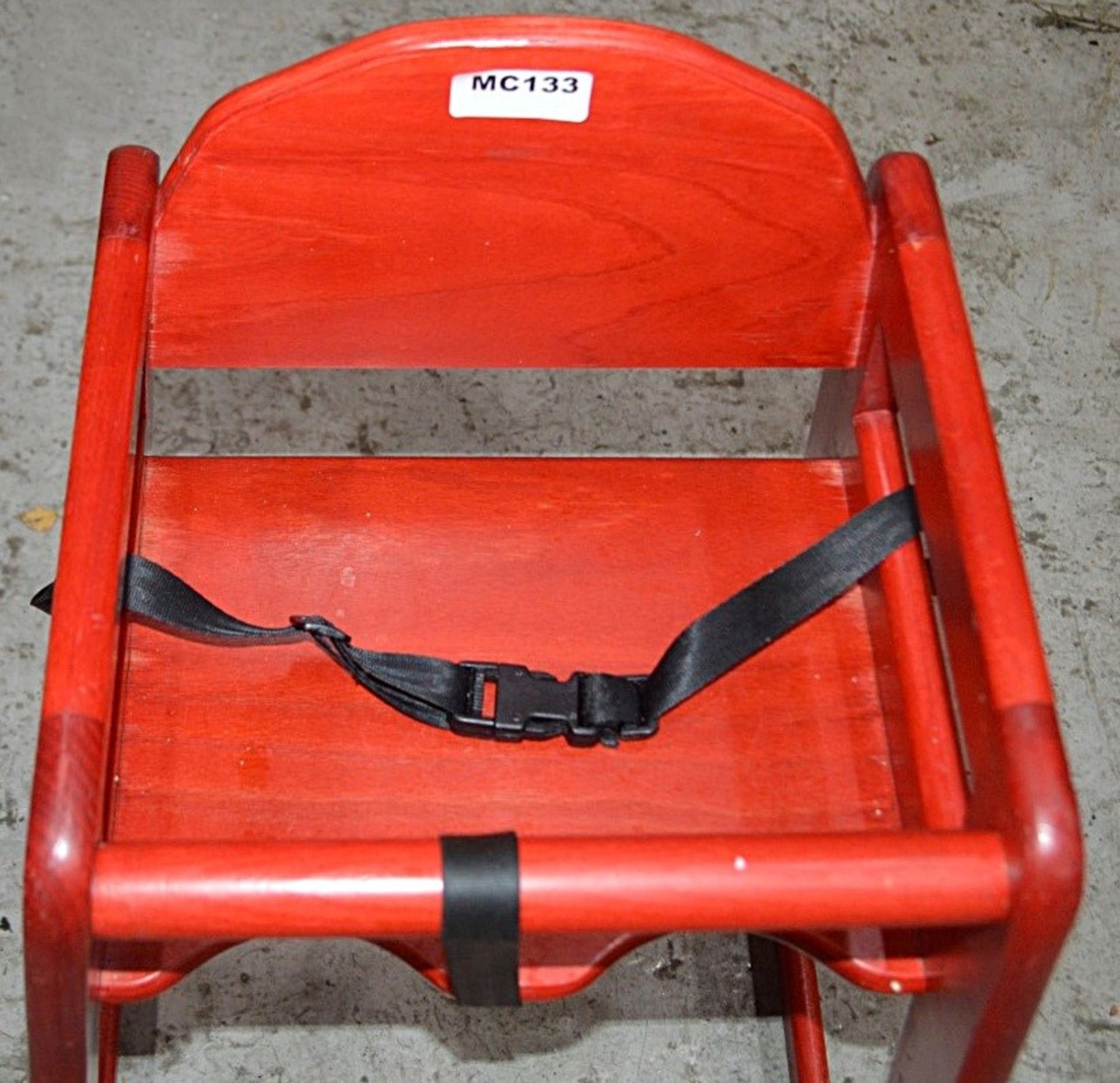 4 x FAMEG Baby High Chairs In Red - Dimensions: Width 48 x Depth 48 x Back Height 75cm, Seat 50cm - Image 4 of 8