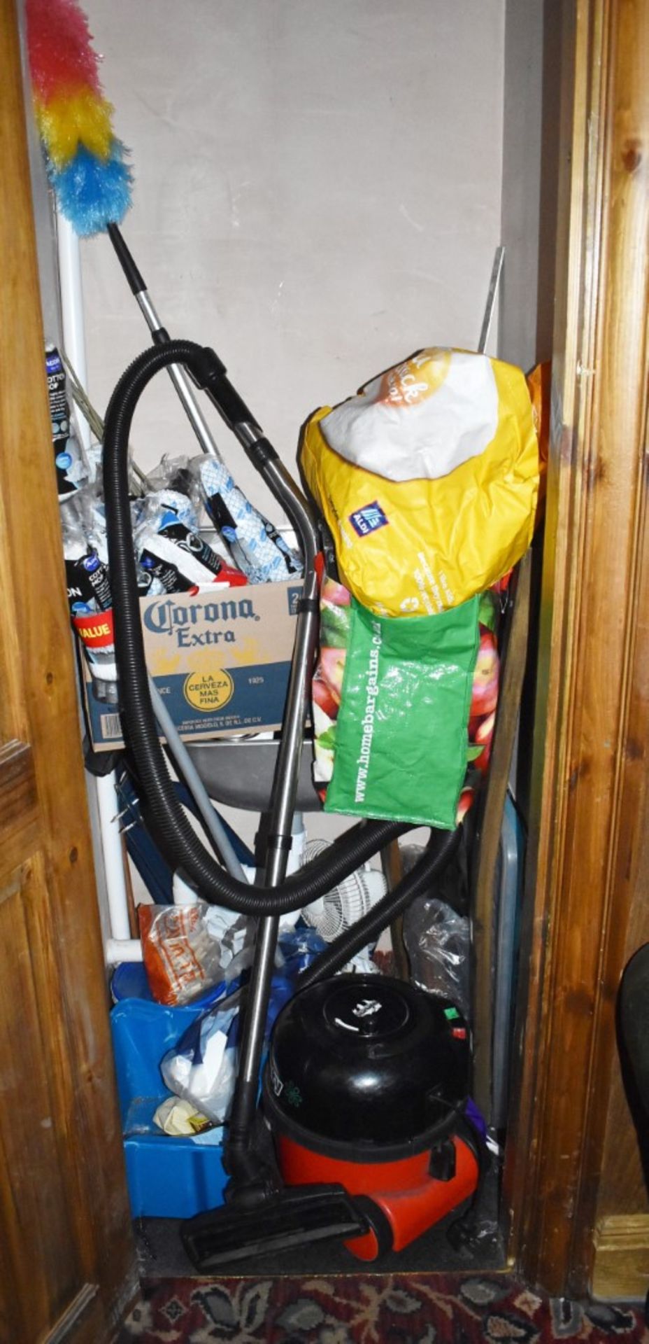 1 x Contents of Storage Room Including Numatic Henry Hoover, Fan, Duster, Mop Heads, Brush and - Image 2 of 3