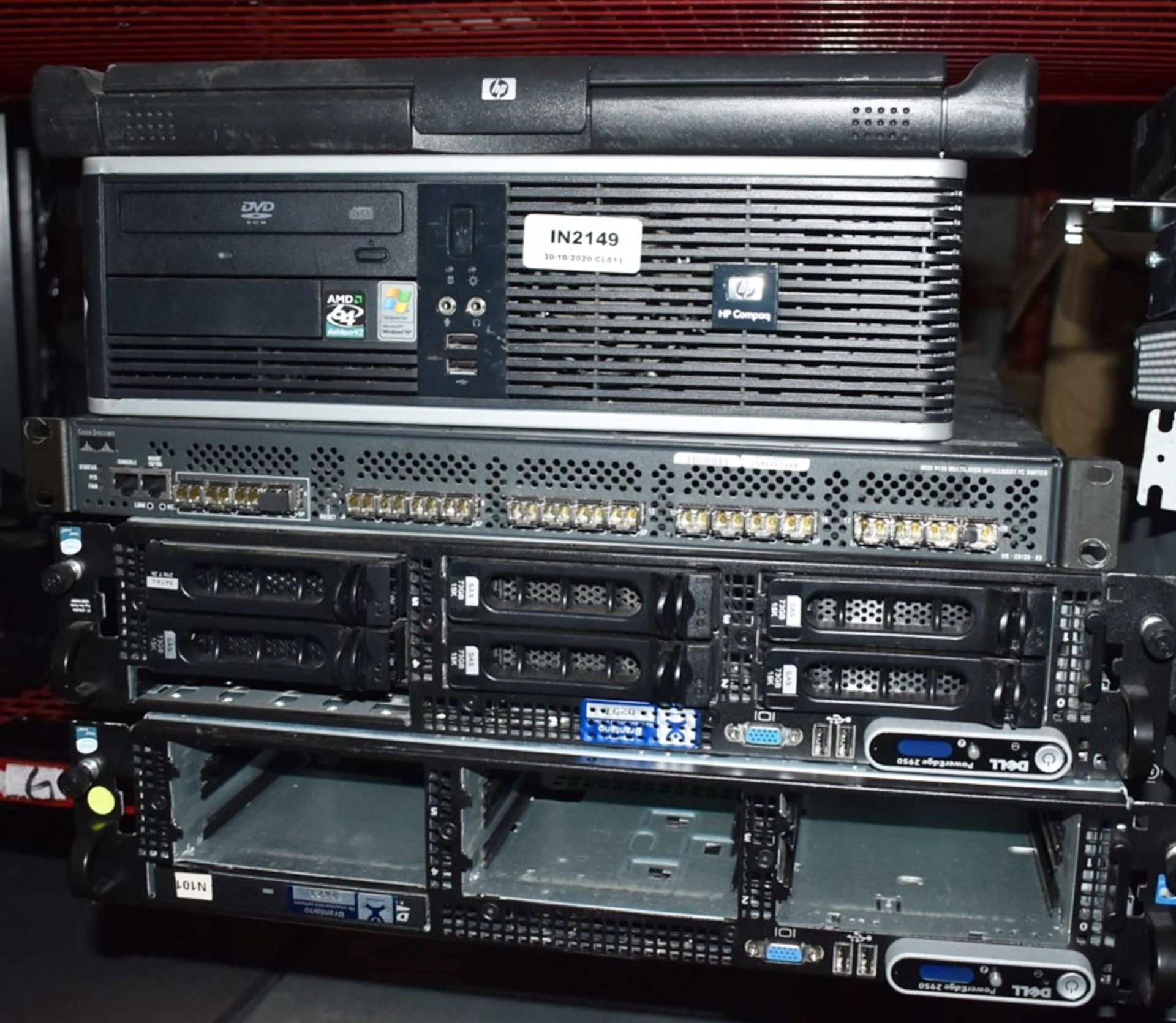 Assorted Collection of 5 x Computer Items Including Servers and Rackmount Monitor - Ref: In2149 -