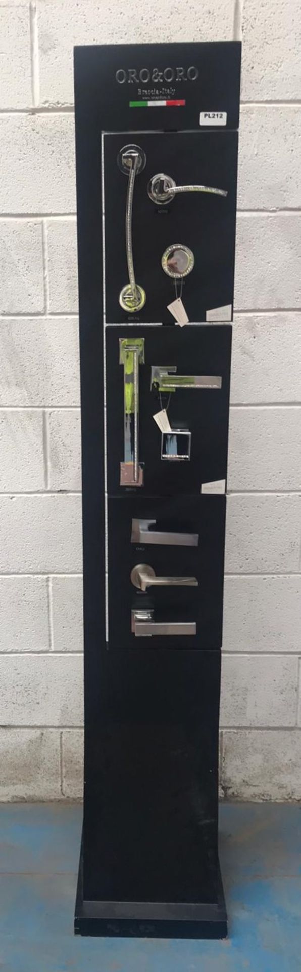 Large Collection of Display Units Fitted With Various Door Handles, Knobs, Knockers, Switches, - Image 9 of 15