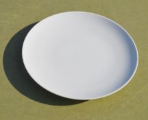 20 x PILLIVUYT Round 26cm Commercial Porcelain Dinner Plates In White - Made In France - Recently