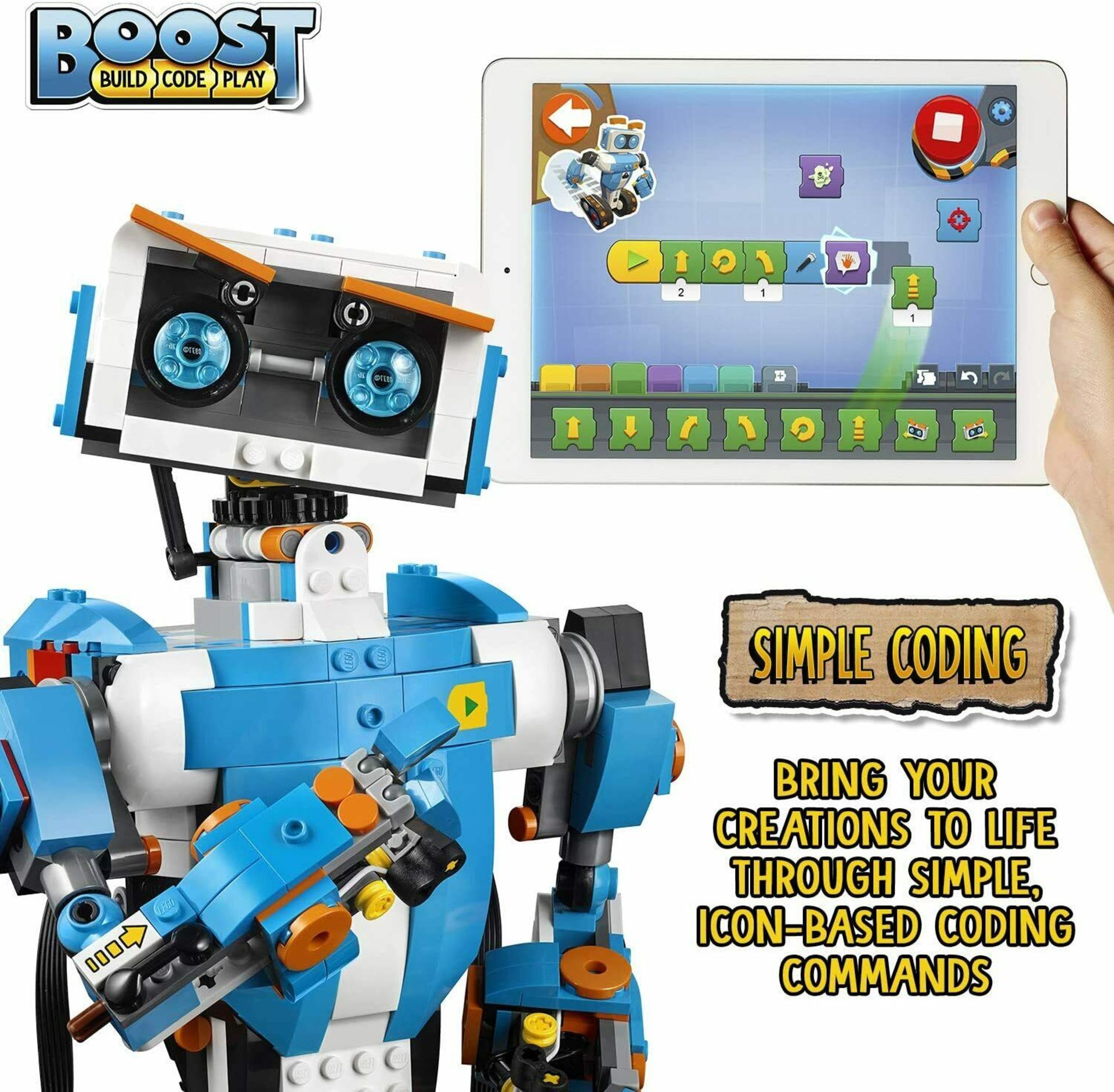 1 x Lego Boost 17101 Creative Toolbox - Build, Code and Play - 5 in 1 Robotics Lego Kit - Unused and - Image 6 of 6