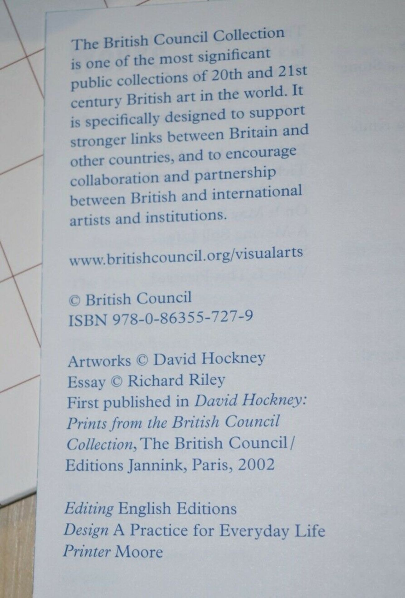 1 x David Hockney Words & Pictures - British Council Touring Program With 11 Prints - Brand New - Image 2 of 9