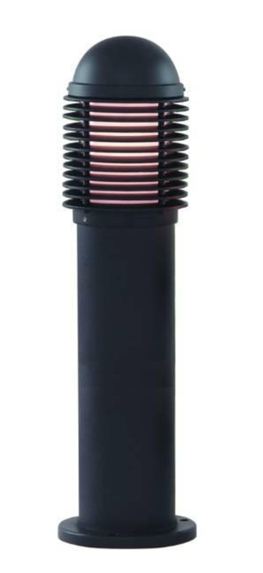 1 x Aluminium Ip44 Black Bollard Light With A Polycarbonate Diffuser - New Boxed Stock - Dimensions: - Image 2 of 2