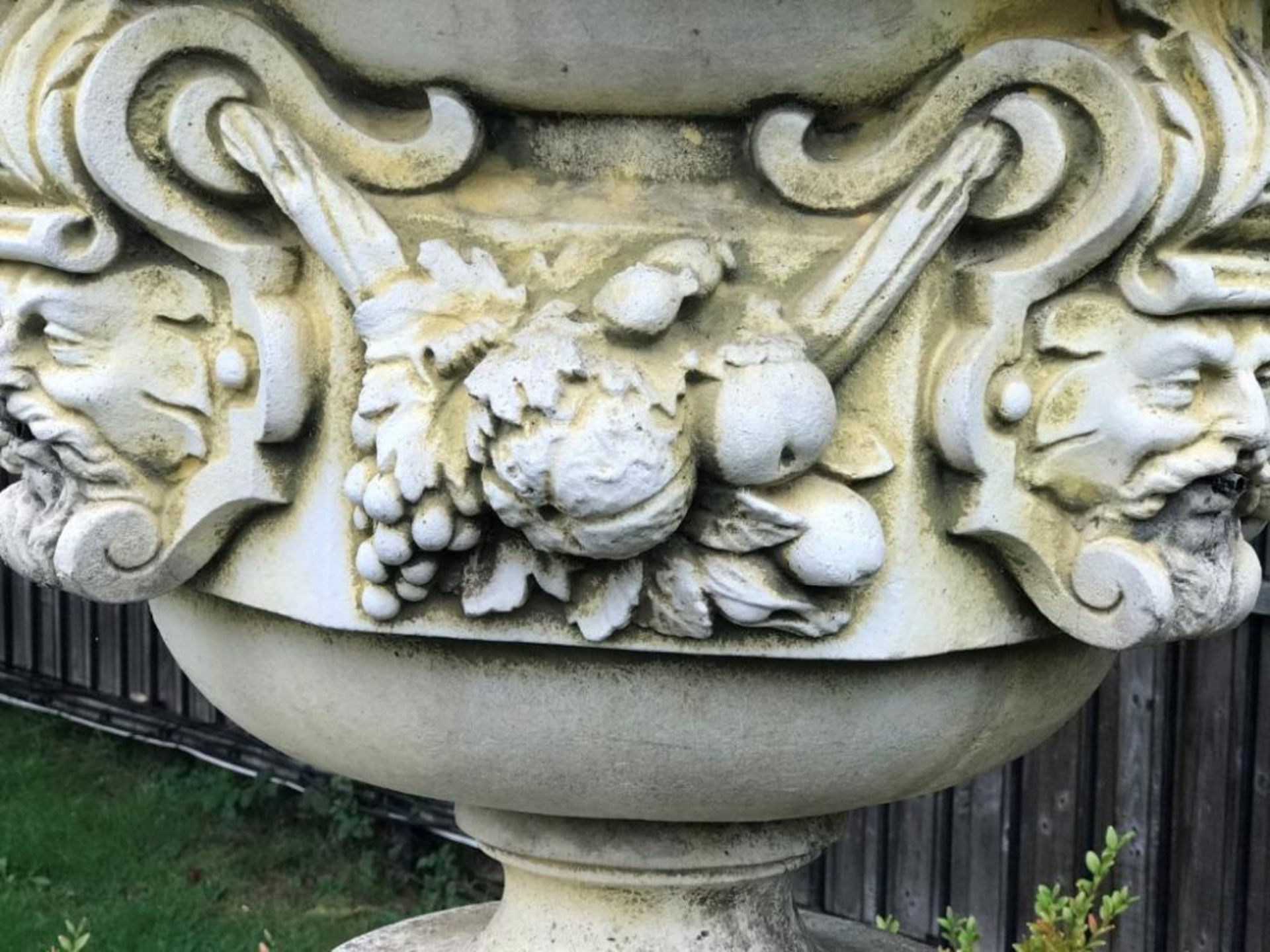 A Magnificent Period Style Circular Stone Fountain Pond With Mature Herbaceous Borders - 3 Metres In - Image 20 of 21