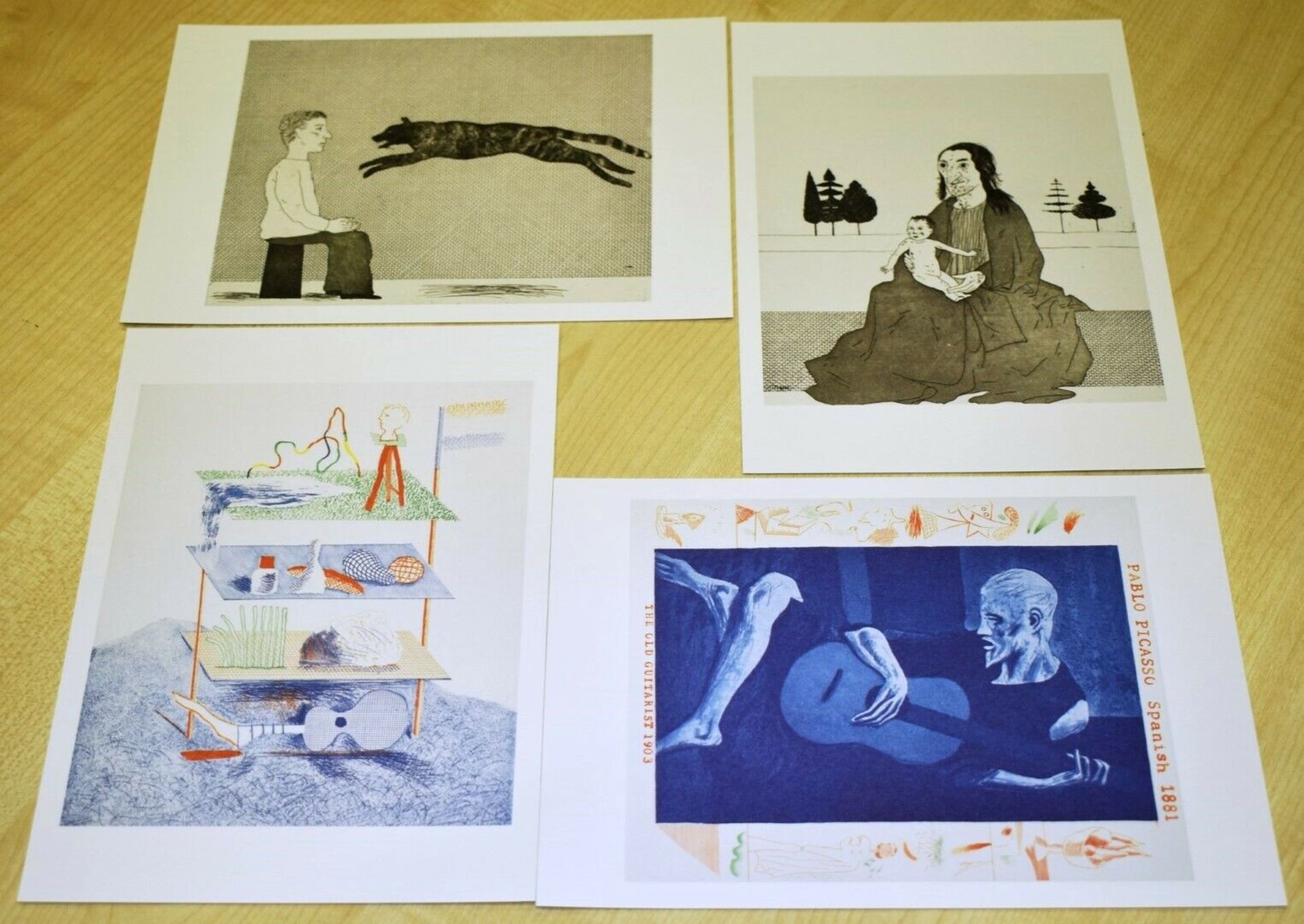 1 x David Hockney Words & Pictures - British Council Touring Program With 11 Prints - Brand New - Image 7 of 9