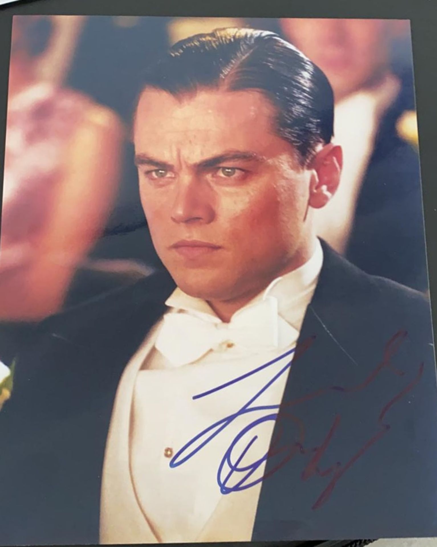 1 x Signed Autograph Picture - LEONARDO DICAPRIO - With COA - Size 12 x 8 Inch - CL590 - NO VAT ON - Image 2 of 3
