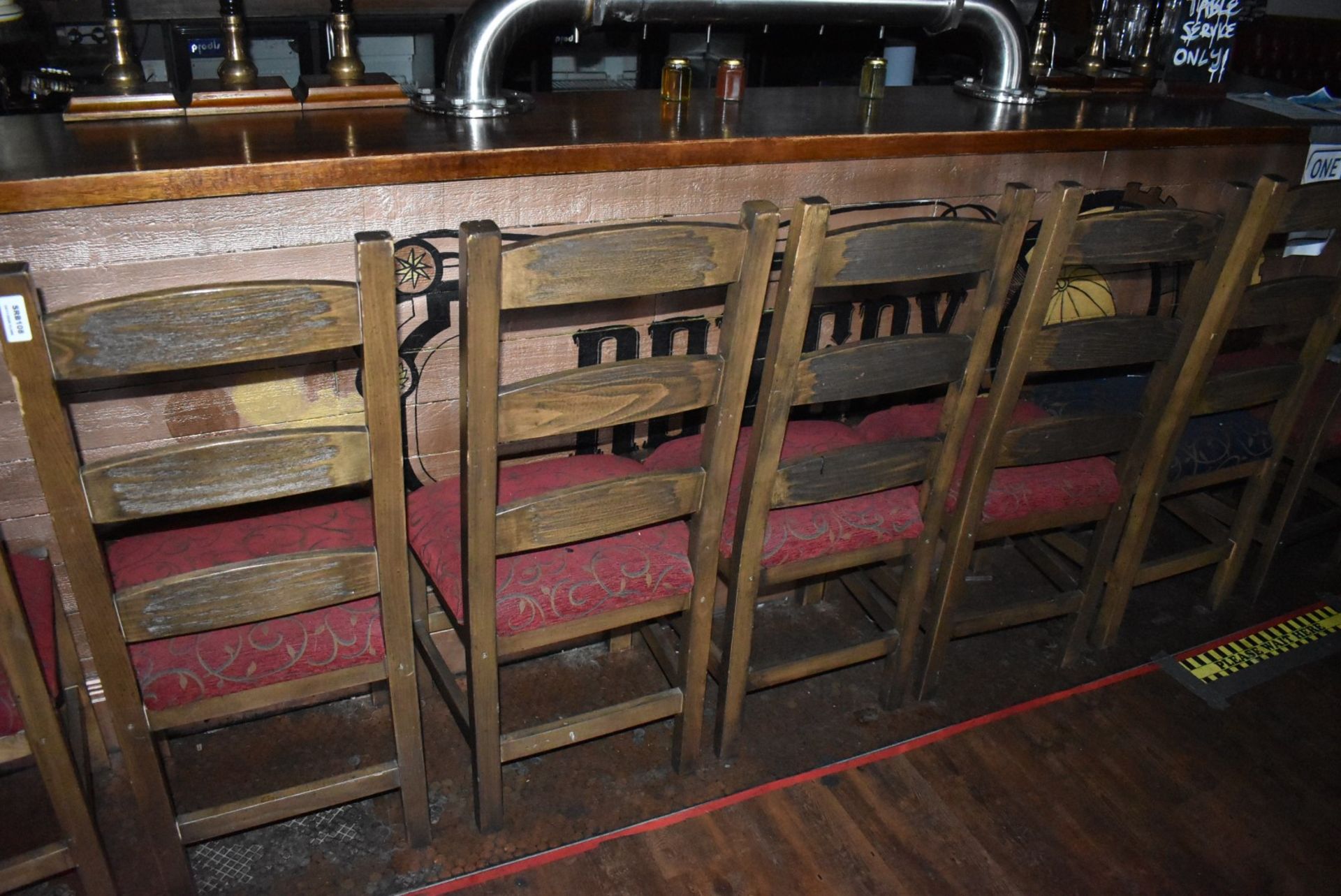 Approx 30 x Various Restaurant / Pub Chairs and Stools - Many Vintage Chairs Included - CL586 - - Image 3 of 10