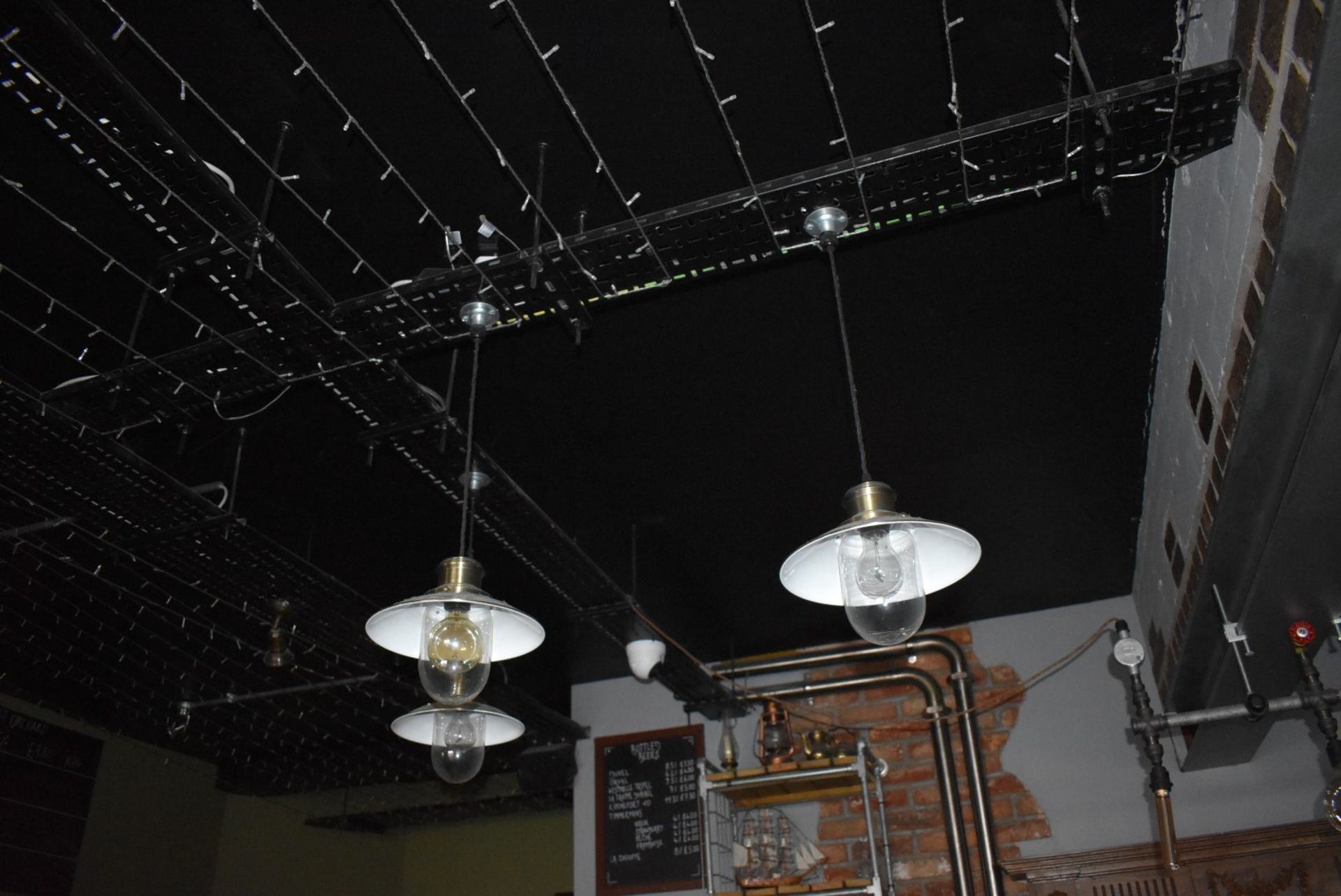 Large Collection of Assorted Light Fittings to Include Chandeliers, String Lighting, Rope Lights, - Image 15 of 17