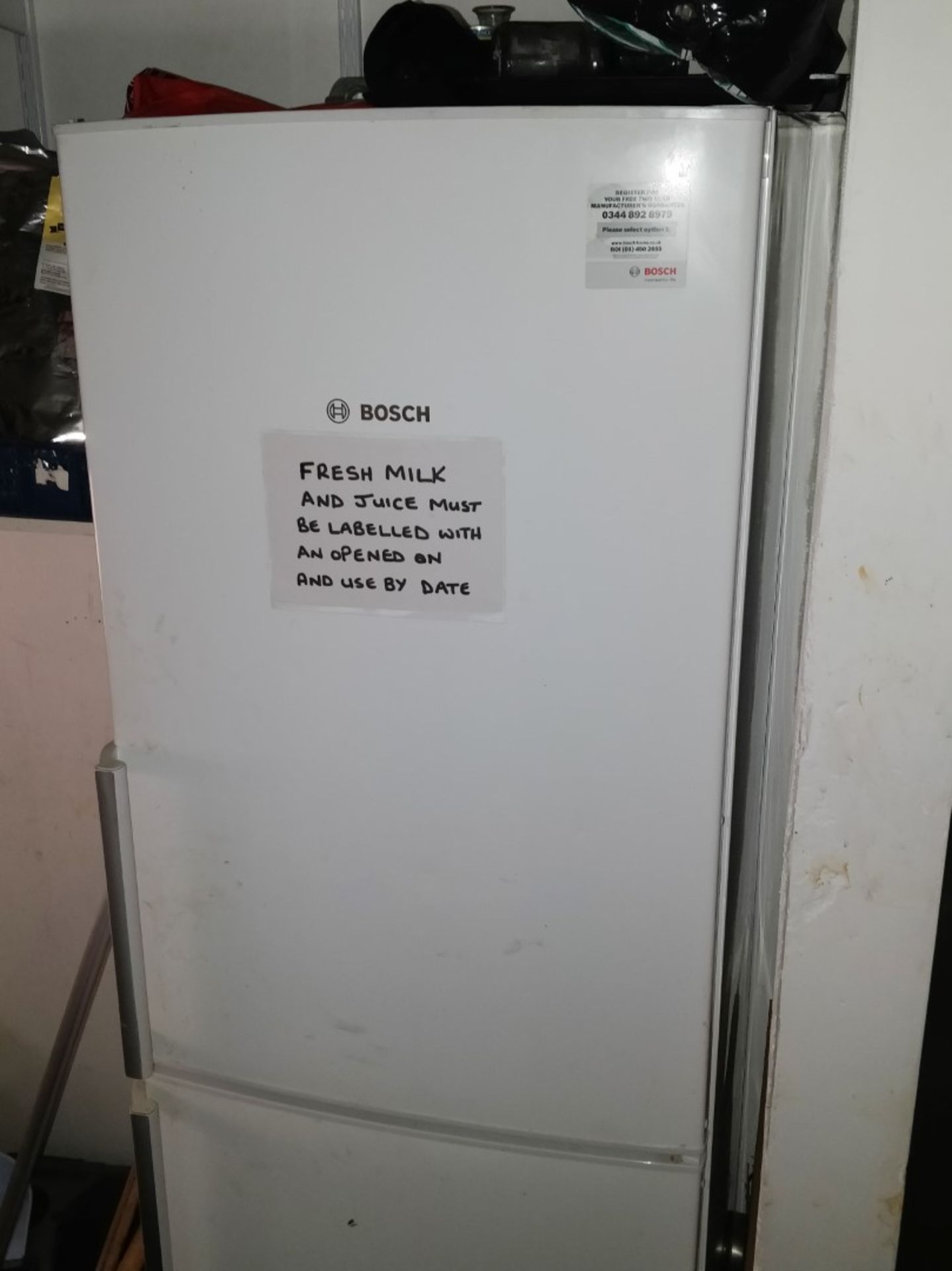 1 x Bosch Upright Fridge Freezer - CL586 - Location: Stockport SK1 This item is to be removed from a