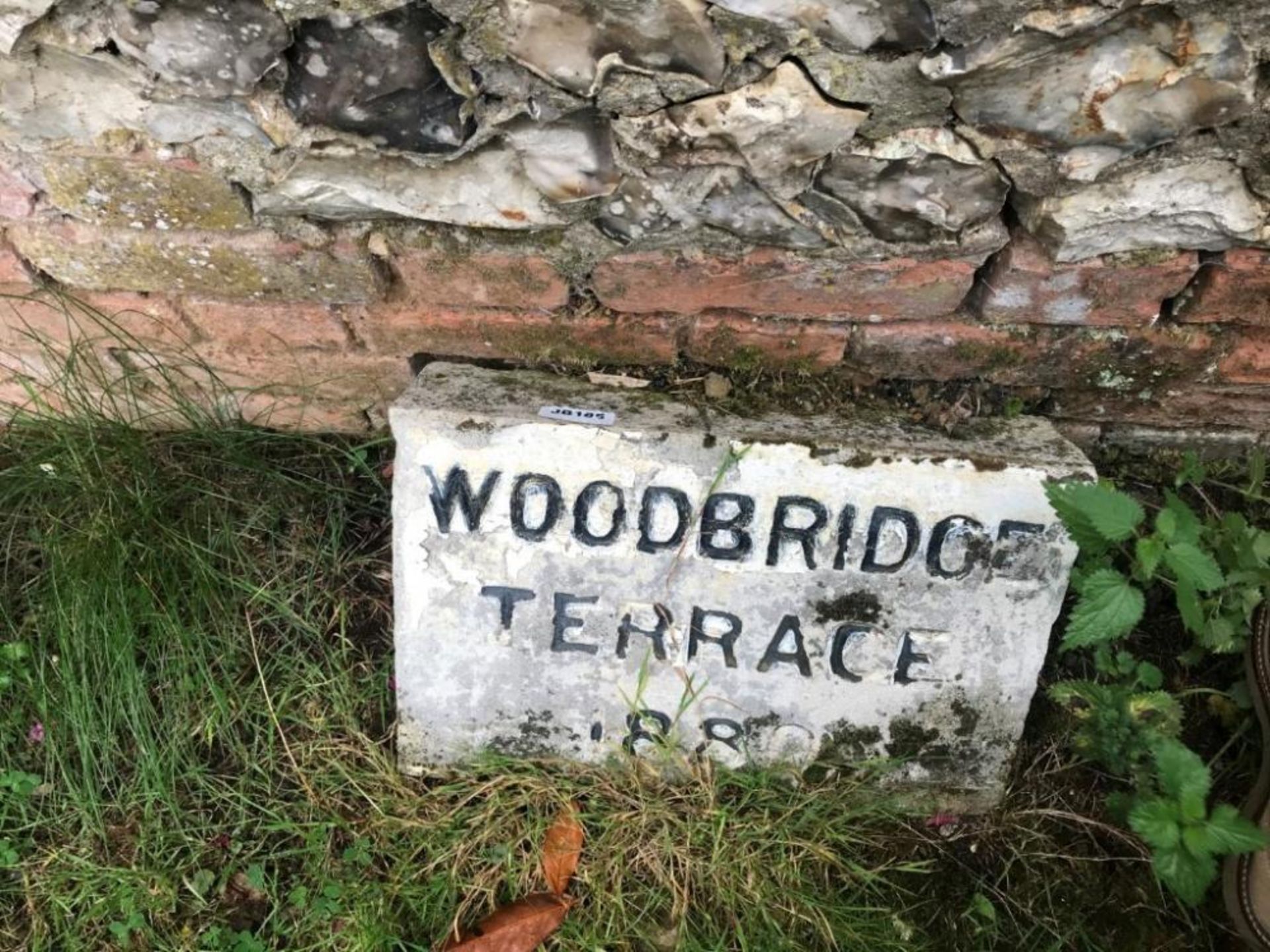 1 x Reclamation aged Stone Slab 'Woodbridge Terrace 1880' - Ref: JB185 - Pre-Owned - NO VAT ON THE - Image 5 of 5