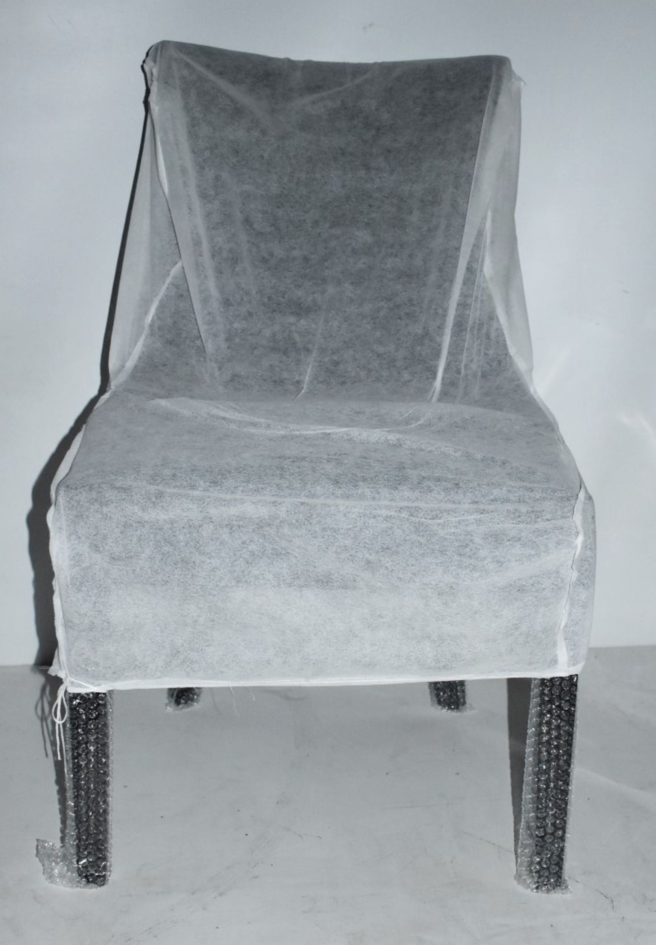 6 x HOUSE OF SPARKLES Luxury Vintage-style Button-Back 'LION' Dining Chairs Richly Upholstered In - Image 3 of 11